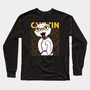 Curtin Cat Long Sleeve T-Shirt